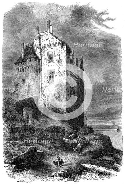 Chateau de Montsoreau, France, 15th century (1882-1884). Artist: Unknown