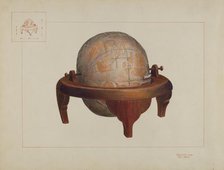 Globe, c. 1937. Creator: Edward L Loper.