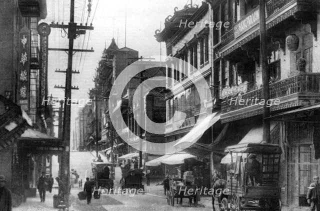Chinatown, San Francisco, USA, 1926. Artist: Unknown