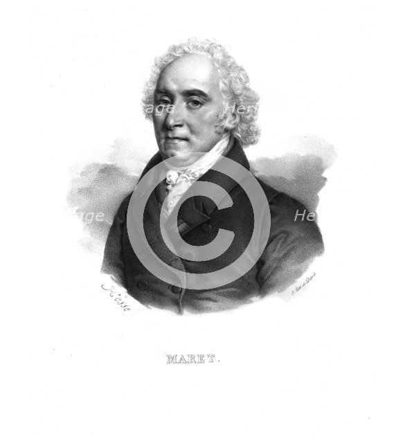 Hugues-Bernard Maret, Duc de Bassano, c1820s.  Artist: Hesse.