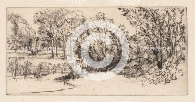 The Little Longparish, 1896. Creator: Francis Seymour Haden (British, 1818-1910).