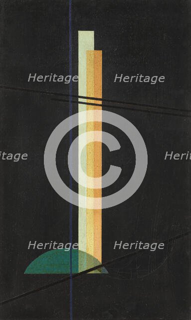 Construction B VI, 1922. Creator: Moholy-Nagy, Laszlo (1895-1946).