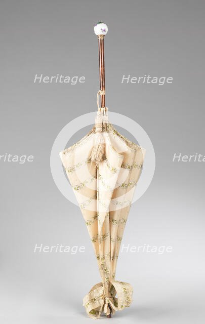 Parasol, probably French, 1880-89. Creator: Unknown.