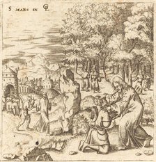 The Epileptic Child Healed, probably c. 1576/1580. Creator: Leonard Gaultier.