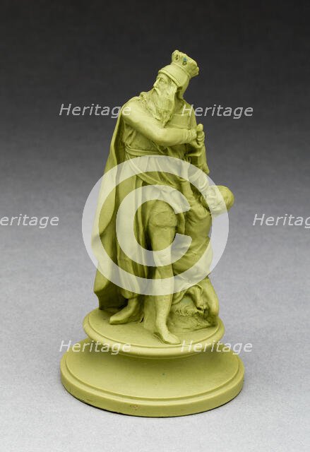 Chess Piece: King, Burslem, Late 18th century. Creator: Wedgwood.