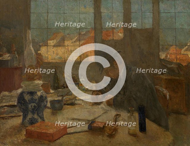 The Studio, 1892. Creator: Evrard Larock.