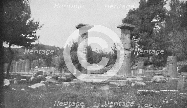 'The Temple of Hera at Olympia', 1913. Artist: Unknown.