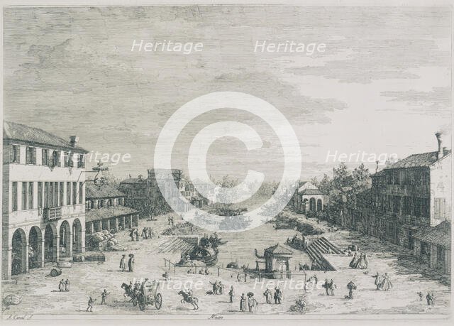 Mestre, 1741-1743. Creator: Canaletto.