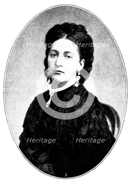 The Duc d'Aosta's Marriage with Princess Hélène of Orleans: Duchesse d'Aosta, [Duc's mother), 1895. Creator: Unknown.