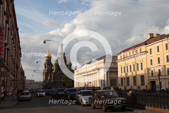 Onion dome, Church of the Saviour on Blood, St Petersburg, Russia, 2011. Artist: Sheldon Marshall