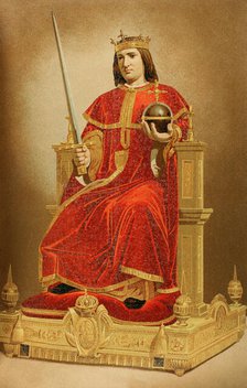 Ferdinand III of León and Castile, called the Saint (1199/1201-1252), King of Castile..., 1889.  Creator: Unknown.