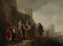 The Legates of Alexander the Great Investing the Gardener Abdalonymus with the Insignia of the Kingship of Sidon, 1649. Artist: Knüpfer, Nicolaes (1609-1655)