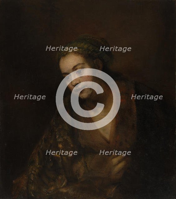 Hendrickje Stoffels (1626-1663), mid-1650s. Creator: Rembrandt Harmensz van Rijn.