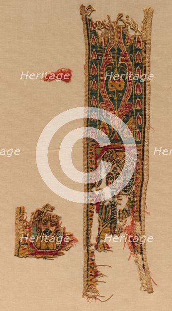 Fragment of a Clavus, 700s - 800s. Creator: Unknown.