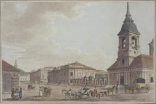 Liteyny Avenue in St. Petersburg, 1790. Artist: Malton, Thomas, the Elder (1726–1801)