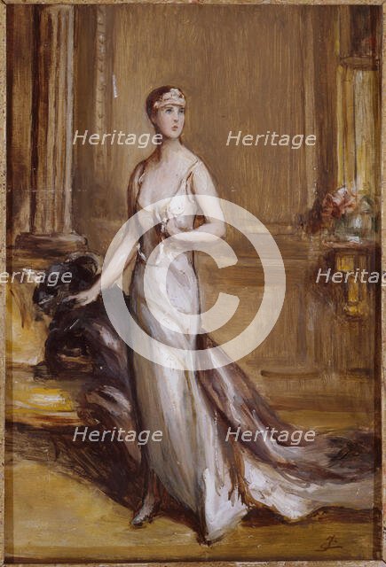 Portrait of Isabelle d'Orléans, Duchess of Guise (1878-1961), c1932. Creator: Unknown.