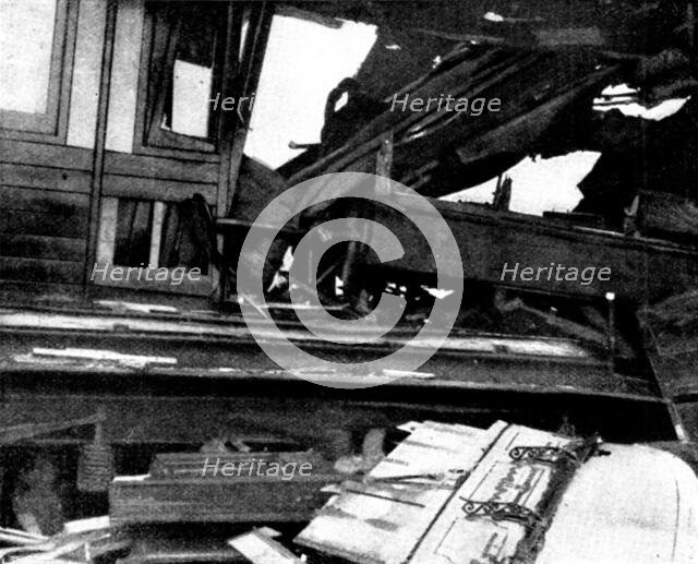 The accident to a Scotch Express, 1898. Creator: William Crooke.