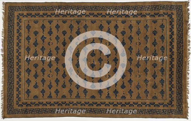 Rug, Ming dynasty, 1368-1644. Creator: Unknown.