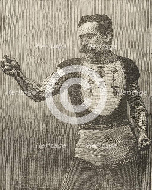 Samson, The Strongest Living Man, 1889. Creator: Unknown.