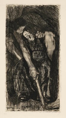 Inspiration, 1905. Creator: Kollwitz, Käthe (1867-1945).