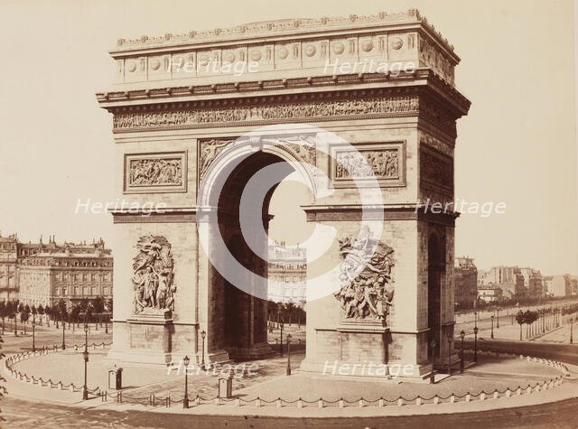 Triumphal Arch, Paris, between 1860 and 1870. Creator: Edouard Baldus.