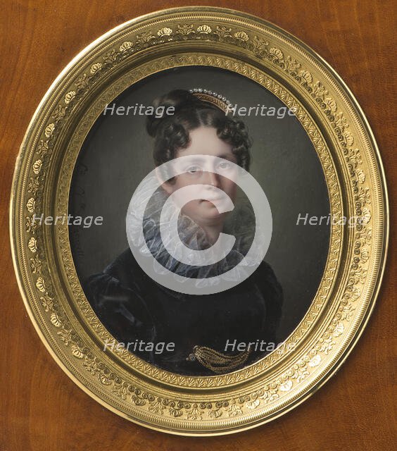 Unknown woman, c18th century. Creator: Sophie-Clemence Delacazette.