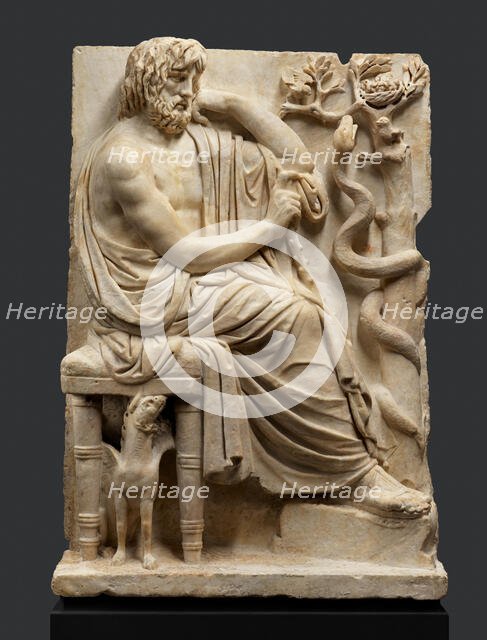 Relief with the Seer Calchas, A.D. relief 140-160; head 170-190. Creator: Unknown.