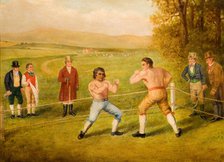 A Birmingham Prize Fight, 1789. Creator: W Allen.