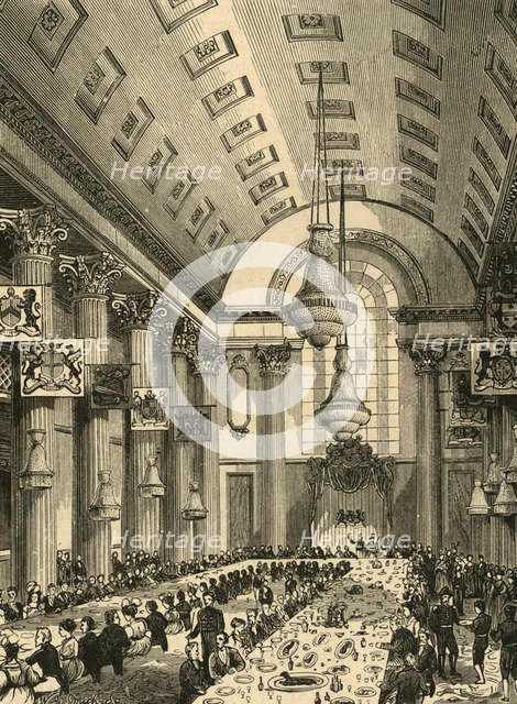 'Interior of the Egyptian Hall', 1897. Creator: Unknown.