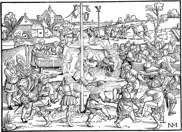 The Dance of the Noses at Gimpelsbrunn, 1534.
