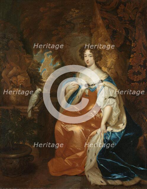 Portrait of Mary Stuart (1662-95), Wife of Prince William III, c.1683. Creator: Gaspar Netscher.