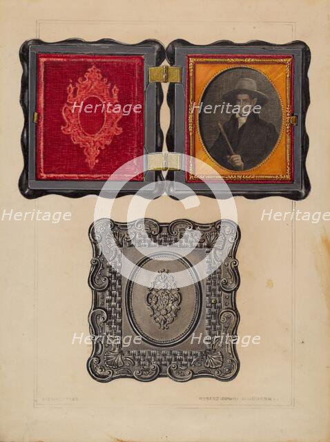 Daguerreotype Case, 1935/1942. Creator: Robert Schuerer.