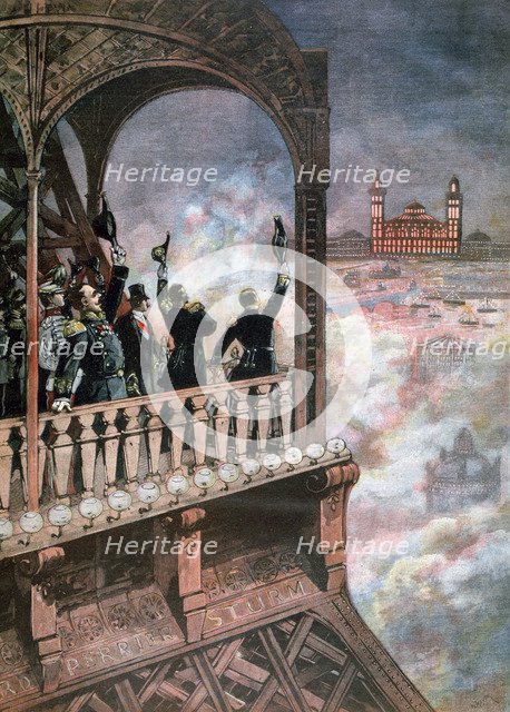 Celebrations in Paris in honour of the Franco-Russian Dual Alliance, 1893. Artist: Henri Meyer