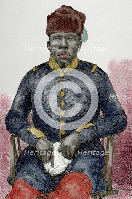 Gabasheane Masupha, Paramount chief of Basotho, 1940s?  Creator: Capuz.