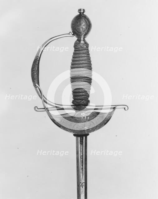 Smallsword in the Spanish Style, Spanish, ca. 1775. Creator: Unknown.