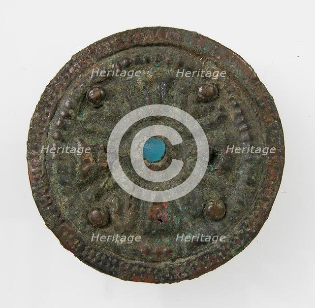 Disk Brooch, Frankish, late 6th-early 7th century (?). Creator: Unknown.