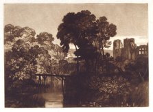 Berry Pomeroy Castle, 1815?. Creator: Henry Edward Dawe.