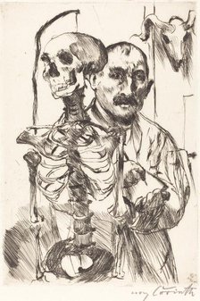 Der Künstler und der Tod II (The Artist and Death II), 1916. Creator: Lovis Corinth.