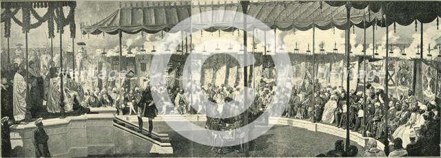 'The Imperial Assemblage at Delhi', 1877, (1901). Creator: Frederick Hollyer.