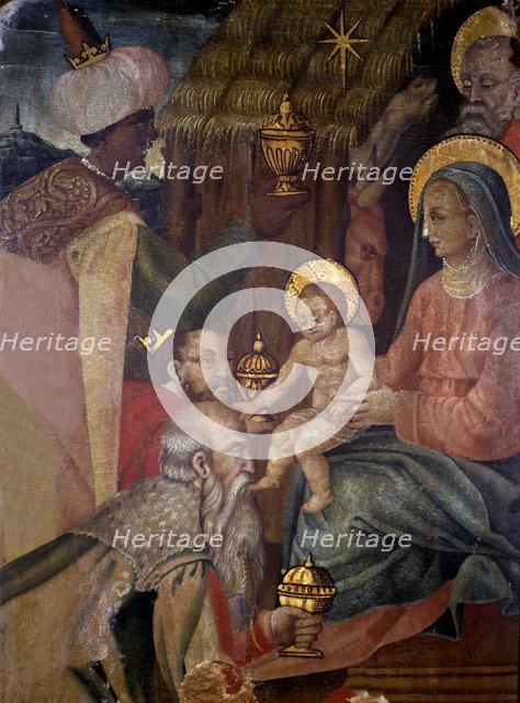  'Adoration of the Magi', by an anonymous author.