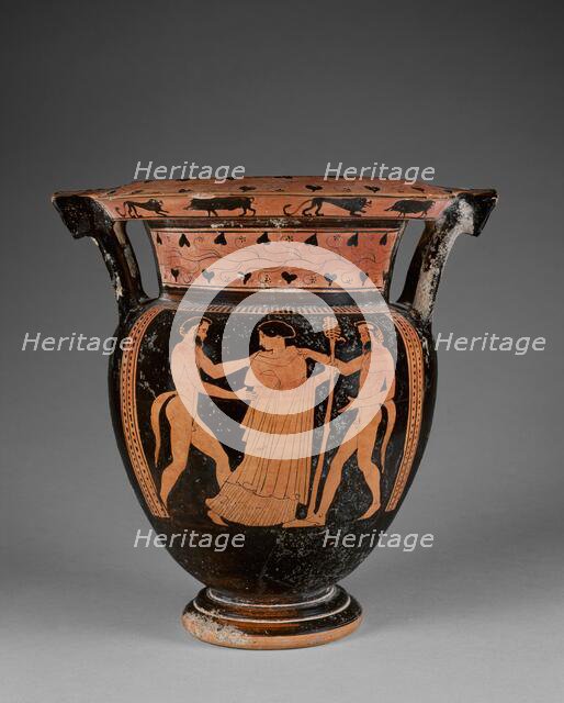 Attic Red-Figure Column Krater, about 450 BC. Creator: Florence Painter.
