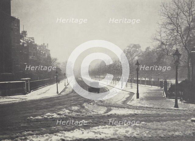 Birdcage walk. From the album: Photograph album - London, 1920s. Creator: Harry Moult.