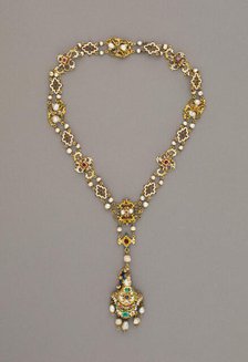 Pendant Necklace, Europe, c. 1600 and others 18th century. Creator: Unknown.