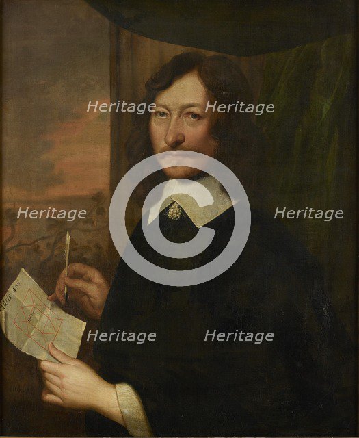 William Lilly, 1646. Artist: Unknown.