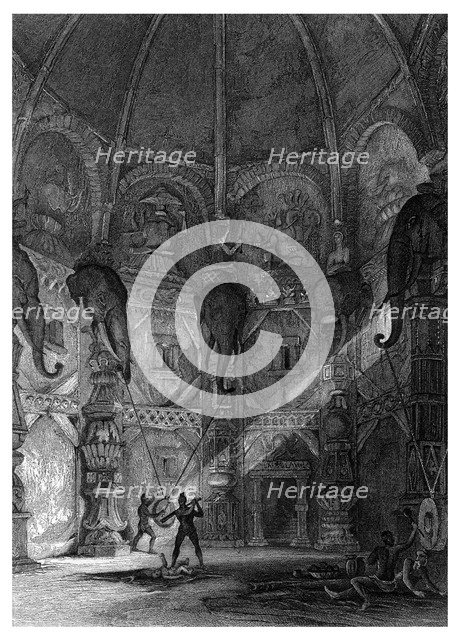 'Infanticide in India, as Practised in the Temples of Canesa'.Artist: T Jeavons