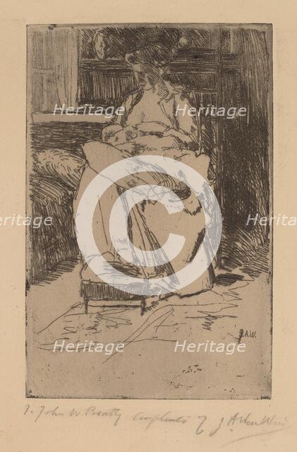 Mother and Child. Creator: Julian Alden Weir.