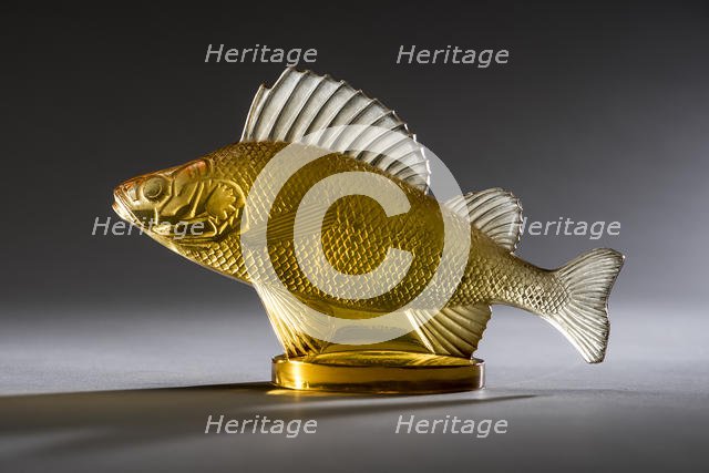 Perche amber Lalique mascot. Creator: Unknown.