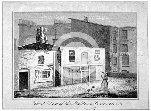 Cato Street conspiracy, 1820. Artist: Anon