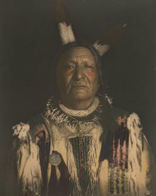 Not Afraid of the Pawnee--Yanktonai Sioux Chief. Creator: De Lancey Gill.