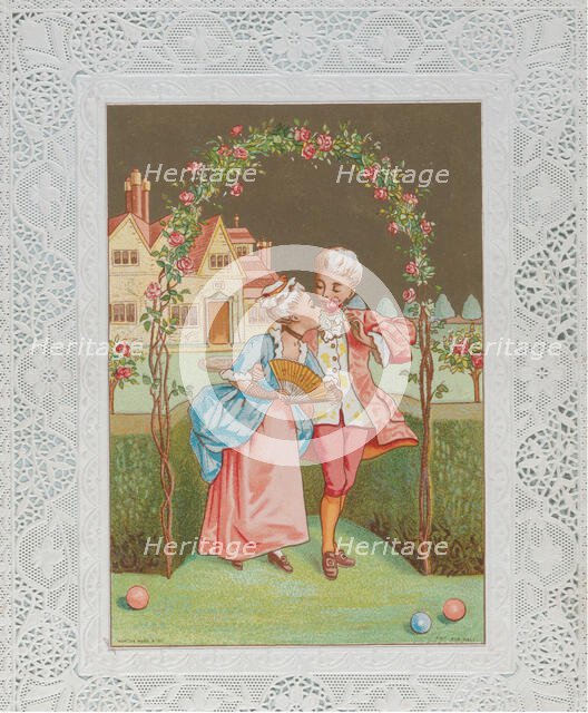 Valentine, ca. 1880. Creator: Catherine Greenaway.